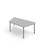 12:38 FSC trapezbord DL 140x70 cm sølv understel