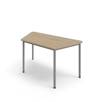 12:38 FSC trapezbord DL 140x70 cm sølv understel