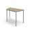 12:38 FSC trapezbord DL 140x70 cm sølv understel