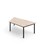 12:38 FSC trapezbord HT 140x70 cm sort understel