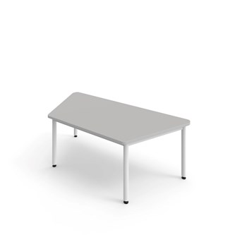 12:38 FSC trapezbord HT 140x70 cm hvidt understel