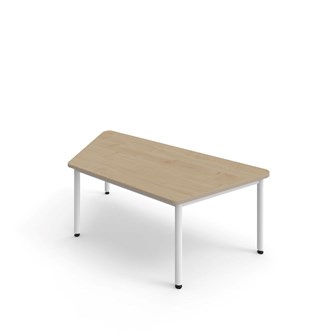 12:38 FSC trapezbord HT 140x70 cm hvidt understel