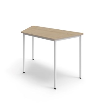 12:38 FSC trapezbord HT 140x70 cm hvidt understel