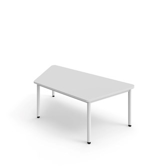 12:38 FSC trapezbord HT 140x70 cm hvidt understel
