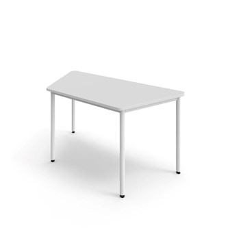 12:38 FSC trapezbord HT 140x70 cm hvidt understel