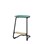 Matte FSC taburet 62 cm m/lille sæde og sort stel