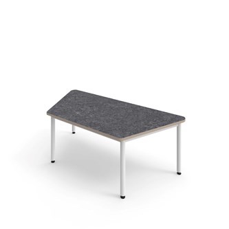12:38 bord akustik optimal linoleum 140x70x70 cm hvidt understel