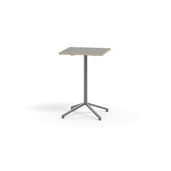 Pilare bord akustik linoleum 70x70 cm sølv understel