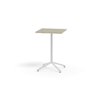 Pilare bord akustik linoleum 70x70 cm hvidt understel