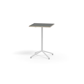 Pilare bord akustik linoleum 70x70 cm hvidt understel
