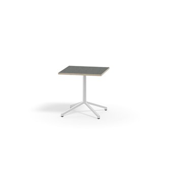 Pilare bord akustik linoleum 70x70 cm hvidt understel