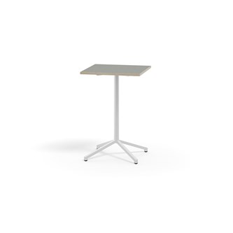 Pilare bord akustik linoleum 70x70 cm hvidt understel