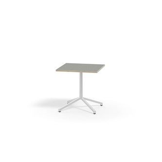 Pilare bord akustik linoleum 70x70 cm hvidt understel