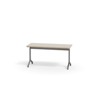 Pilare bord akustiklaminat 120x50 cm sølv understel