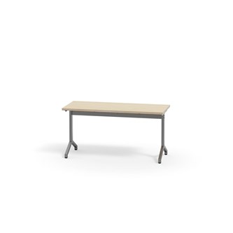 Pilare bord akustiklaminat 120x50 cm sølv understel