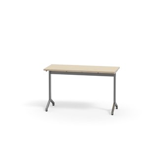 Pilare bord akustiklaminat 120x50 cm sølv understel