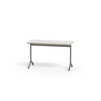 Pilare bord akustiklaminat 120x50 cm sølv understel