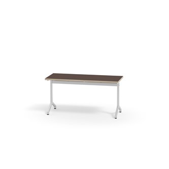 Pilare bord akustiklaminat 120x50 cm hvidt understel