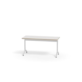 Pilare bord akustiklaminat 120x50 cm hvidt understel