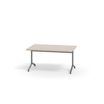 Pilare bord akustiklaminat 120x70 cm sølv understel