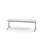 Pilare bord akustiklaminat 180x80 cm sølv understel