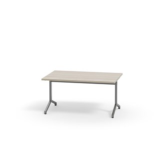 Pilare bord akustiklaminat 120x80 cm sølv understel