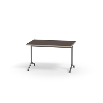 Pilare bord akustiklaminat 120x80 cm sølv understel