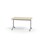 Pilare bord akustiklaminat 120x80 cm sølv understel
