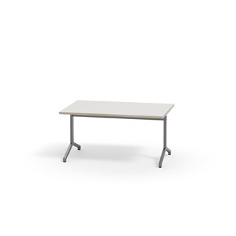 Pilare bord akustiklaminat 120x80 cm sølv understel