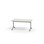 Pilare bord akustiklaminat 120x80 cm sølv understel