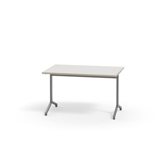 Pilare bord akustiklaminat 120x80 cm sølv understel