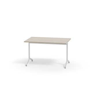 Pilare bord akustiklaminat 120x80 cm hvidt understel