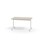 Pilare bord akustiklaminat 120x80 cm hvidt understel