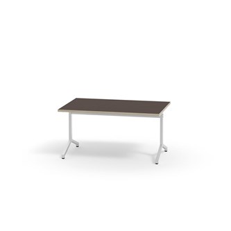 Pilare bord akustiklaminat 120x80 cm hvidt understel