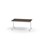 Pilare bord akustiklaminat 120x80 cm hvidt understel
