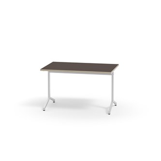 Pilare bord akustiklaminat 120x80 cm hvidt understel