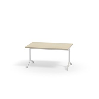 Pilare bord akustiklaminat 120x80 cm hvidt understel