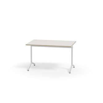Pilare bord akustiklaminat 120x80 cm hvidt understel