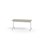 Pilare bord akustik linoleum 120x50 cm hvidt understel