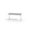 Pilare bord akustik linoleum 120x60 cm hvidt understel