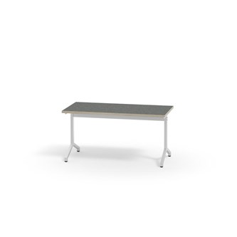 Pilare bord akustik linoleum 120x60 cm hvidt understel