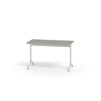 Pilare bord akustik linoleum 120x60 cm hvidt understel