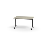 Pilare bord akustik linoleum 120x80 cm sort understel