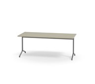 Pilare bord akustik linoleum 180x80 cm sølv understel