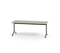 Pilare bord akustik linoleum 180x80 cm sort understel