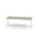 Pilare bord akustik linoleum 180x80 cm hvidt understel