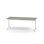 Pilare bord akustik linoleum 180x80 cm hvidt understel