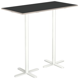 Cross X søjlebord 120x60 cm HT hvidt understel
