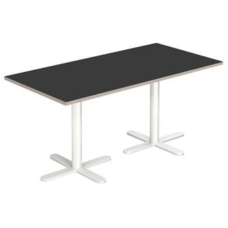 Cross X søjlebord 120x60 cm HT hvidt understel