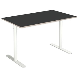 Cross T søjlebord 120x60 cm HT hvidt understel